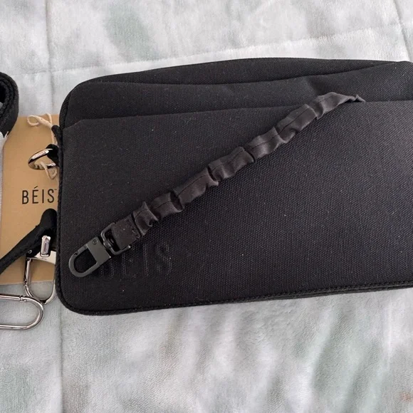 BEIS Black Travel Crossbody Bag - Picture 2 of 5